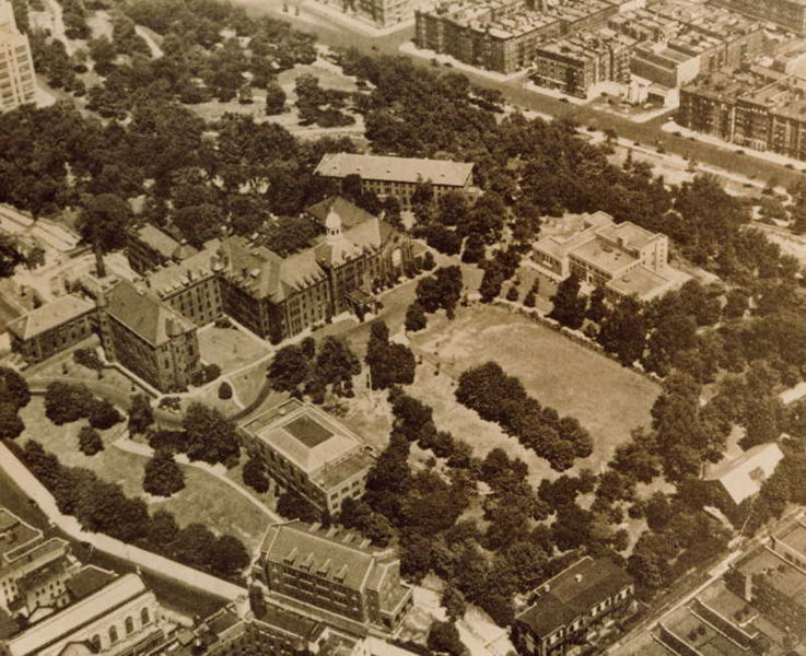 1950's aerial view