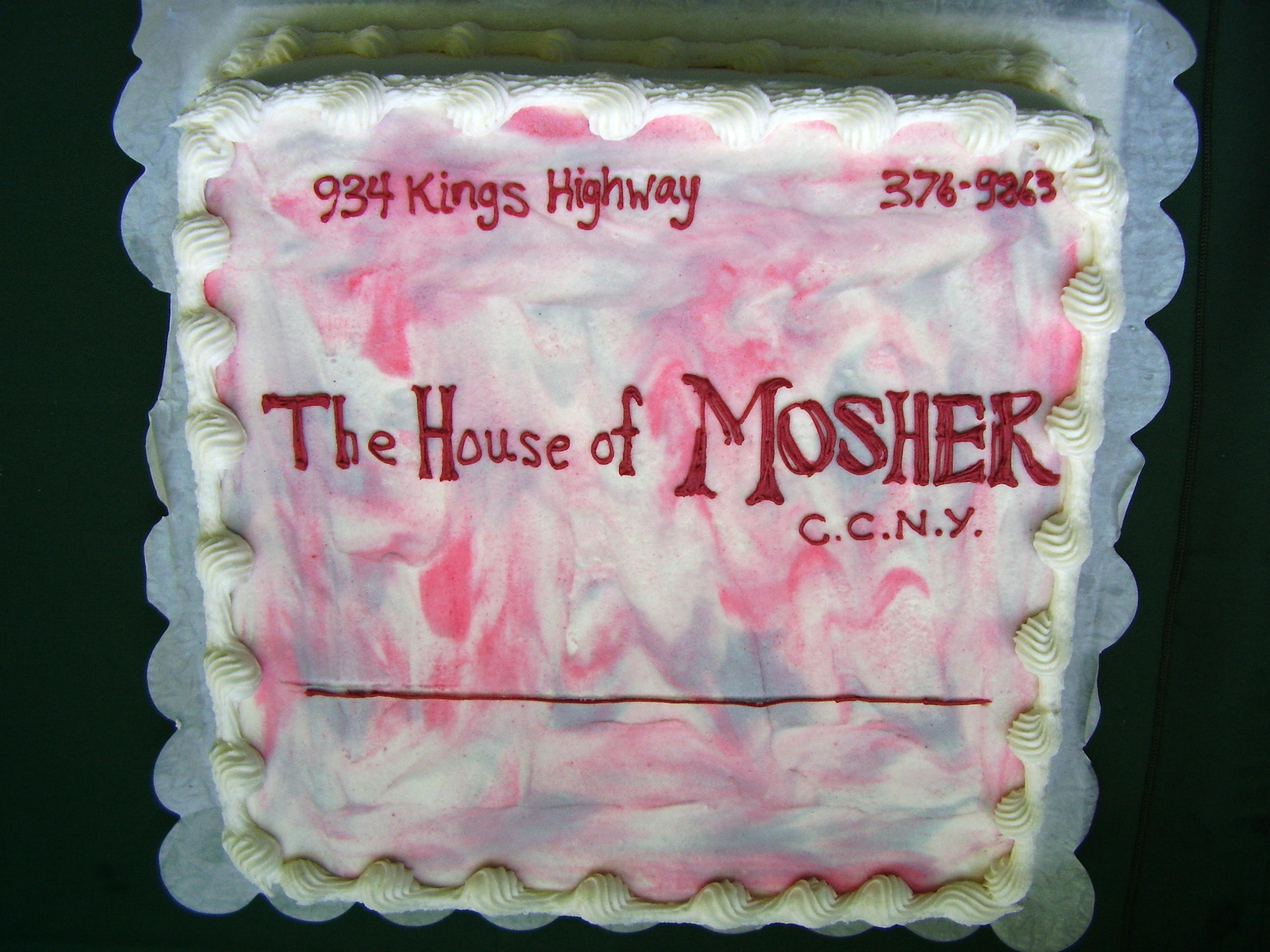 2007 Mosher '69 Cake